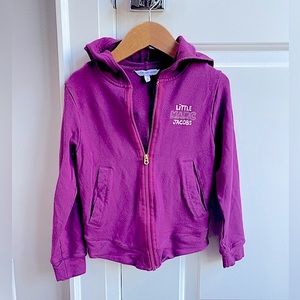 Little Marc Jacobs - Zip up sweater with hood - size:6